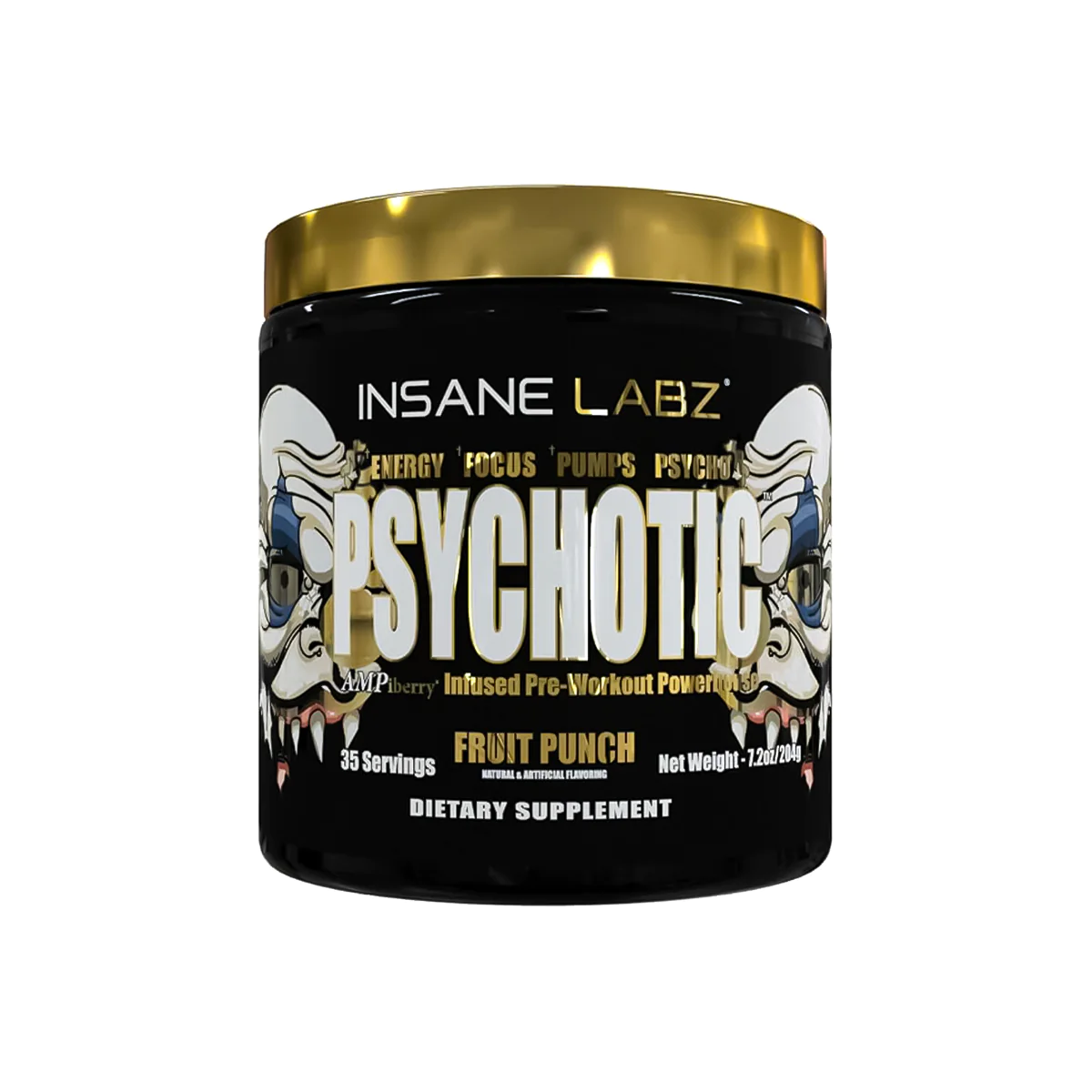 imgProduct_1755 INS PSYCHOTIC GOLD (35 SERV) FRUIT PUNCH - Imagen 1