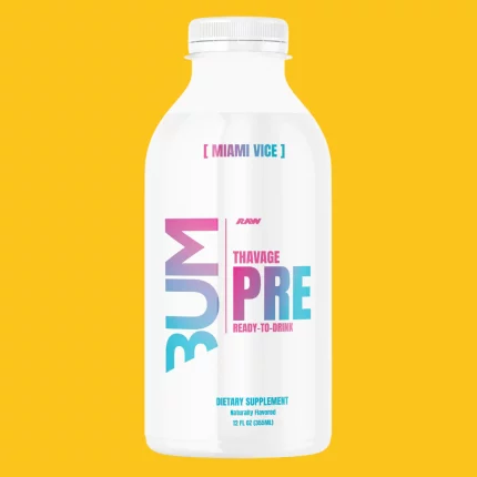 RAW CBUM DRINK 12 OZ/ 1 PZA PWO THAVAGE RTD MIAMI VICE