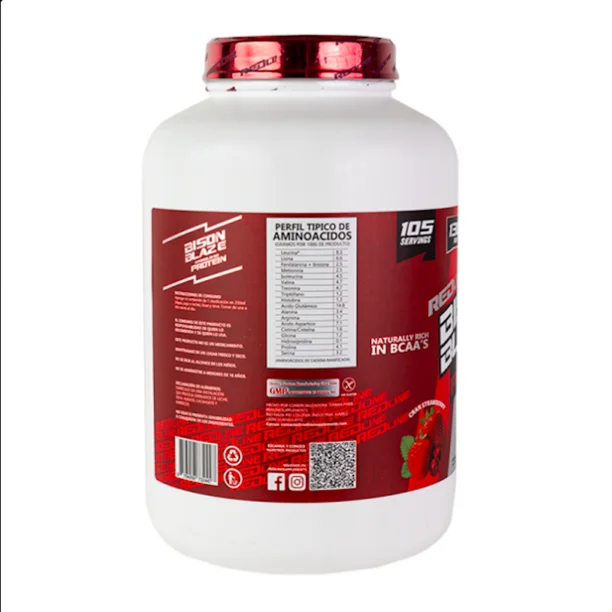 imgProduct_2988 RED LINE BISON BLAZE PROTEIN HIDROLIZADA 8 LBS FRESA ARANDANO - Imagen 1