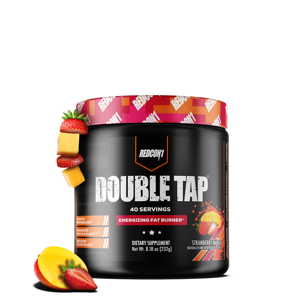 imgProduct_3018 REDCON1 DOUBLE TAP POWDER 40 SERV STRAWBERRY MANGO - Imagen 1
