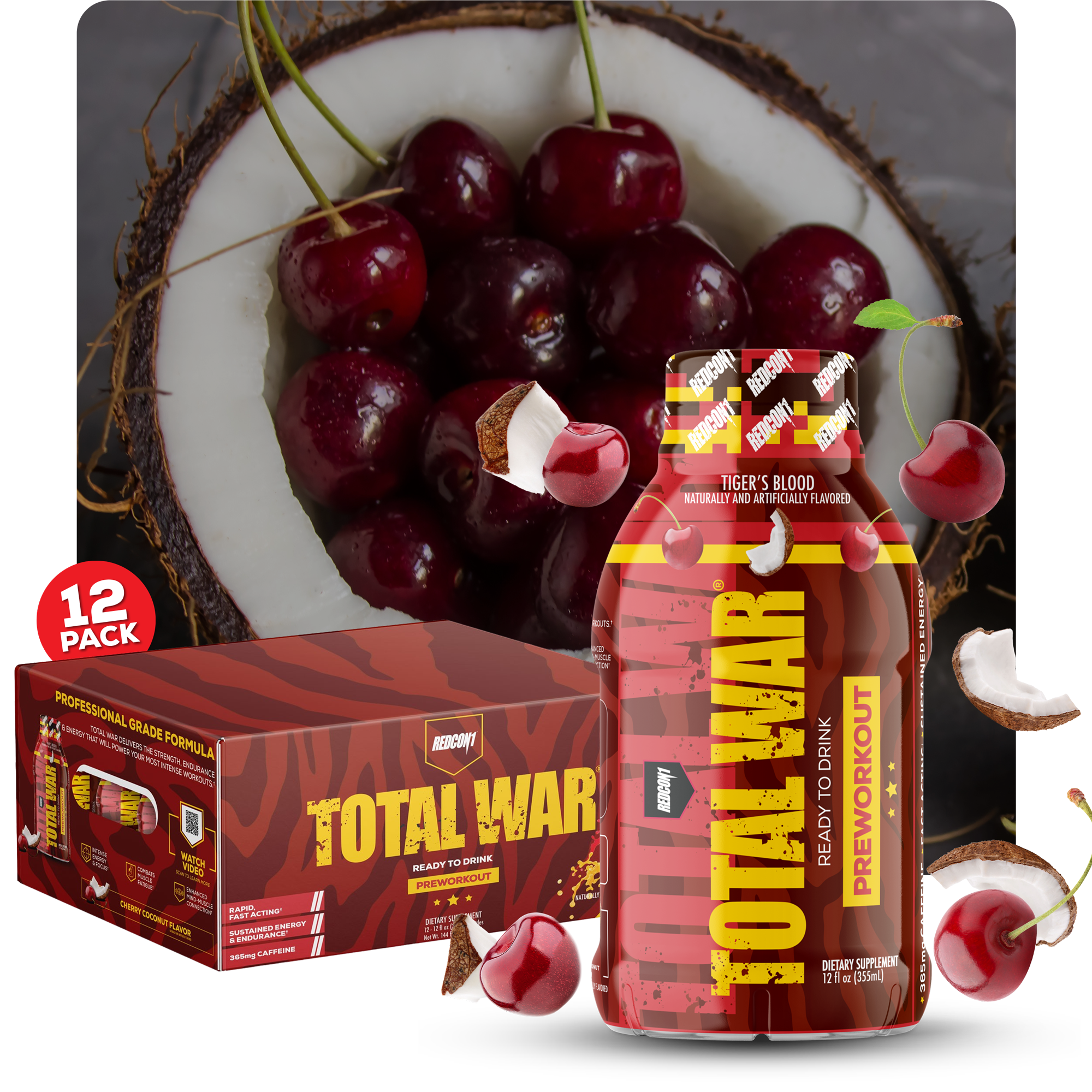 imgProduct_3092 REDCON1 TOTAL WAR RTD 12 OZ 1 PZA TIGERS BLOOD - Imagen 1