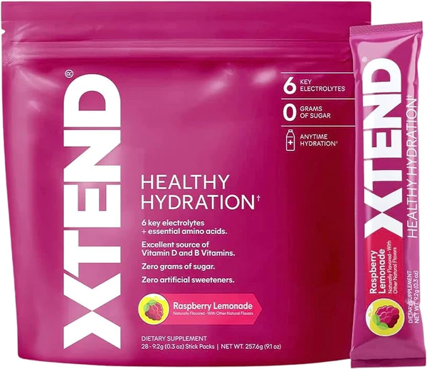 imgProduct_3271 SCI XTEND HYDRATION 28 STICK PACKS RASPBERRY LEMONADE - Imagen 1