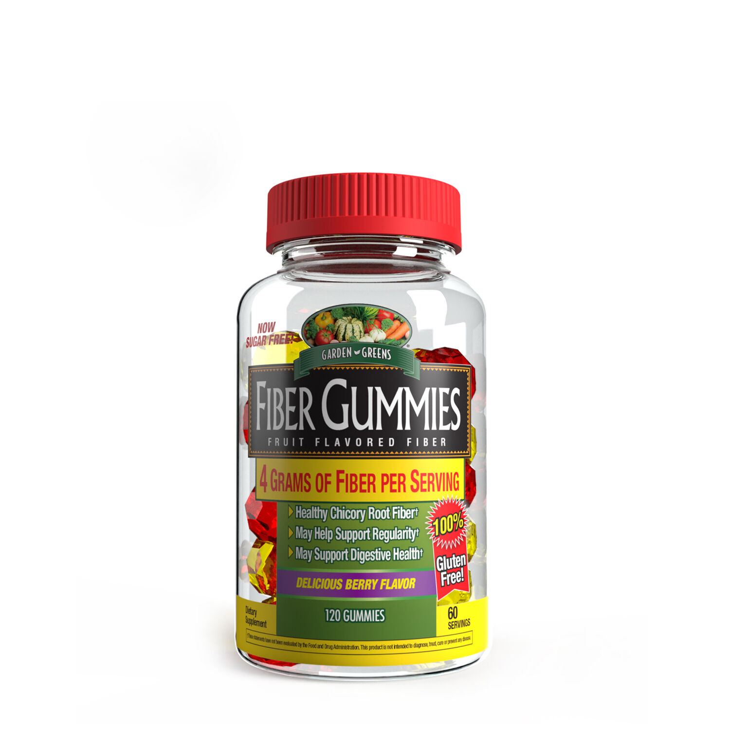 imgProduct_35046126018 WHP GARDEN GREENS FIBER 120 GUMMIES BERRY - Imagen 1