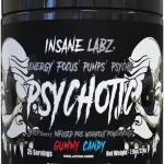 INS PSYCHOTIC *BLACK* 35 SERV GUMMY CANDY