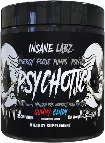 imgProduct_51497274528 INS PSYCHOTIC *BLACK* 35 SERV GUMMY CANDY - Imagen 1