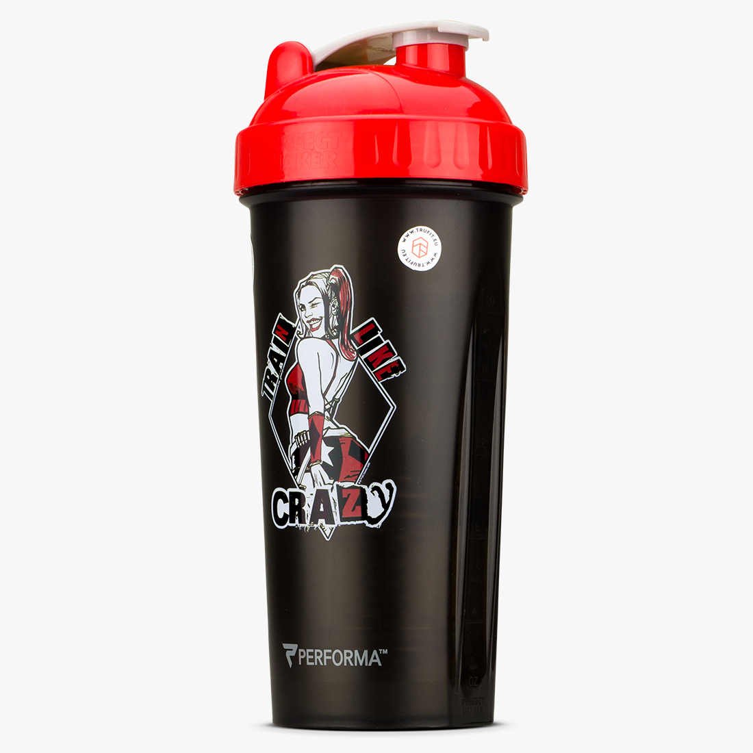 imgProduct_672683007081 PERFORMA SHAKER PERFECT HARLEY QUINN 28 OZ BLACK-RED - Imagen 1