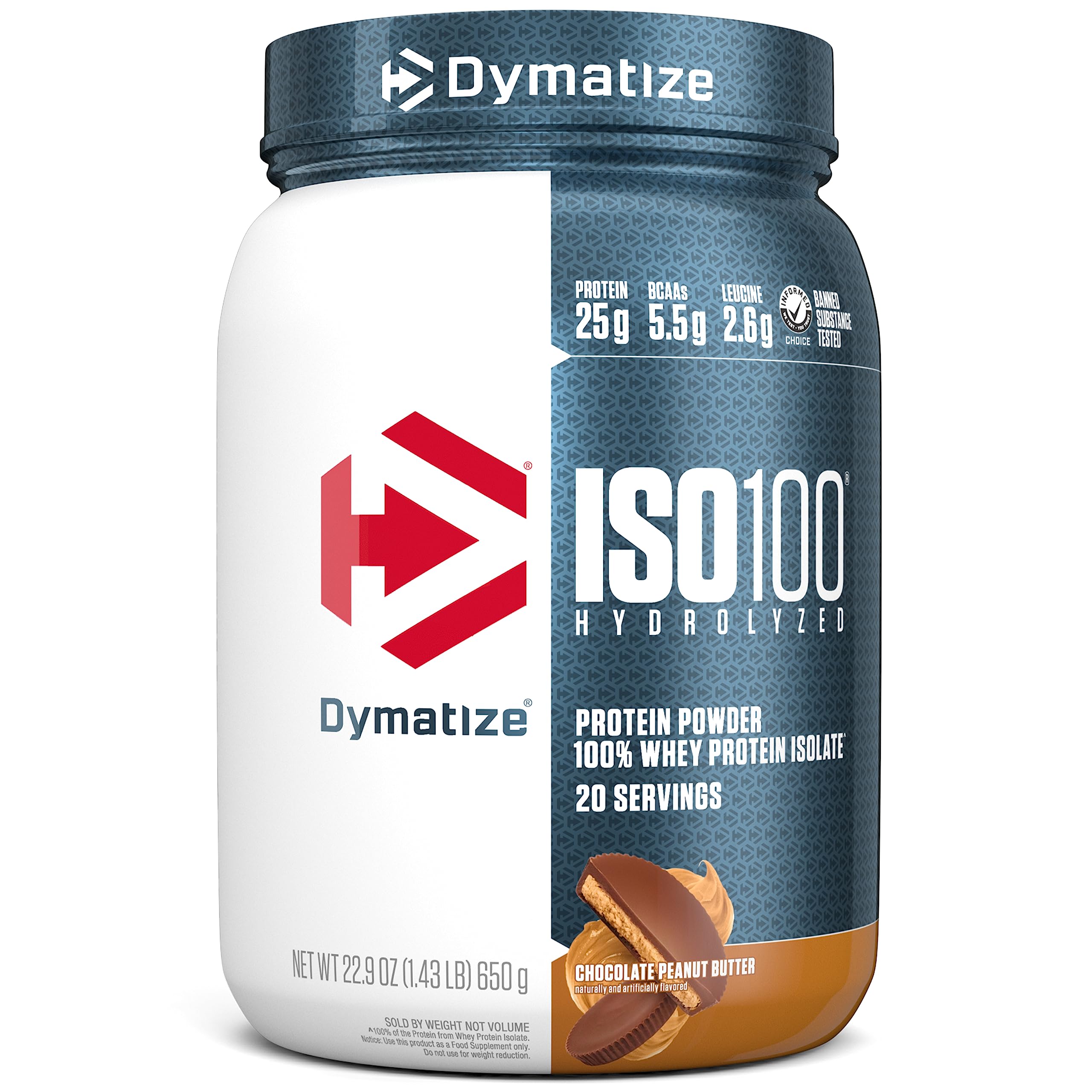 imgProduct_705016600335 DYM ISO 100 1.4 LBS 20 SERV CHOCOLATE PEANUT BUTTER - Imagen 1