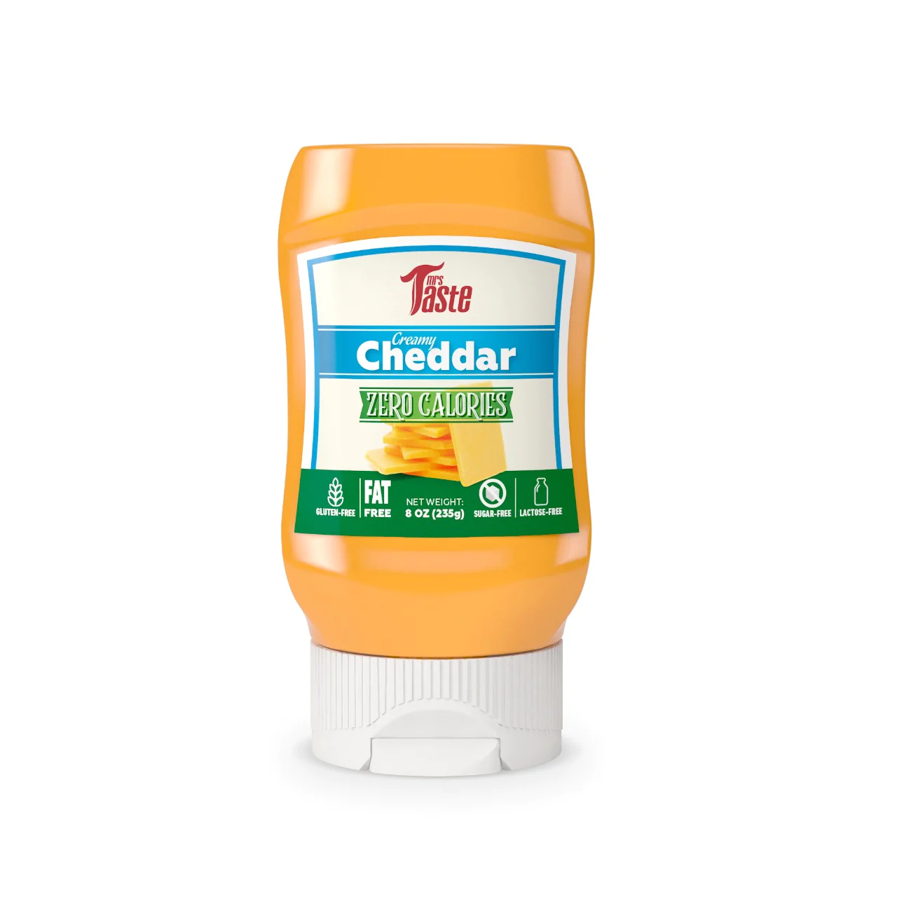 imgProduct_742880888759 MRS TASTE CHEDDAR ZERO CALORIES 235G - Imagen 1