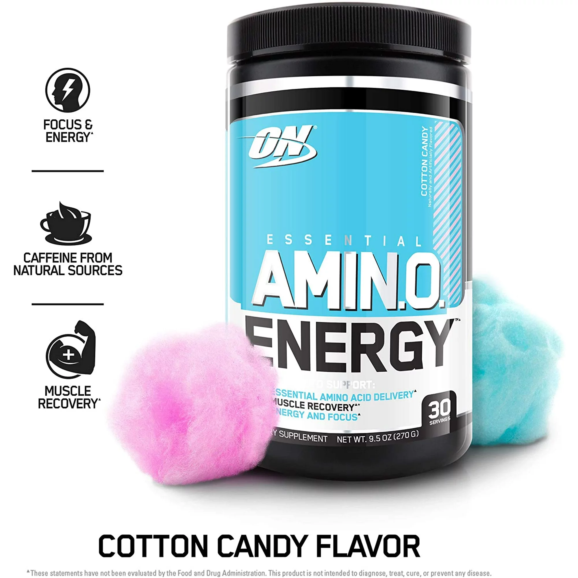 imgProduct_748927055511 ON AMINO ENERGY 270 GRS COTTON CANDY - Imagen 1
