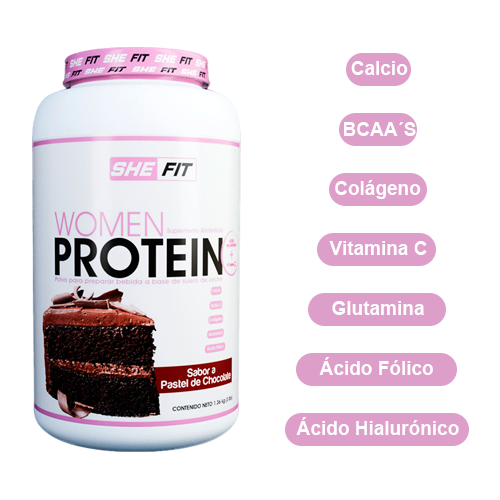 imgProduct_7500462315085 BHP SHE FIT WOMAN PROTEIN 3 LBS PASTEL DE CHOCOLATE - Imagen 1