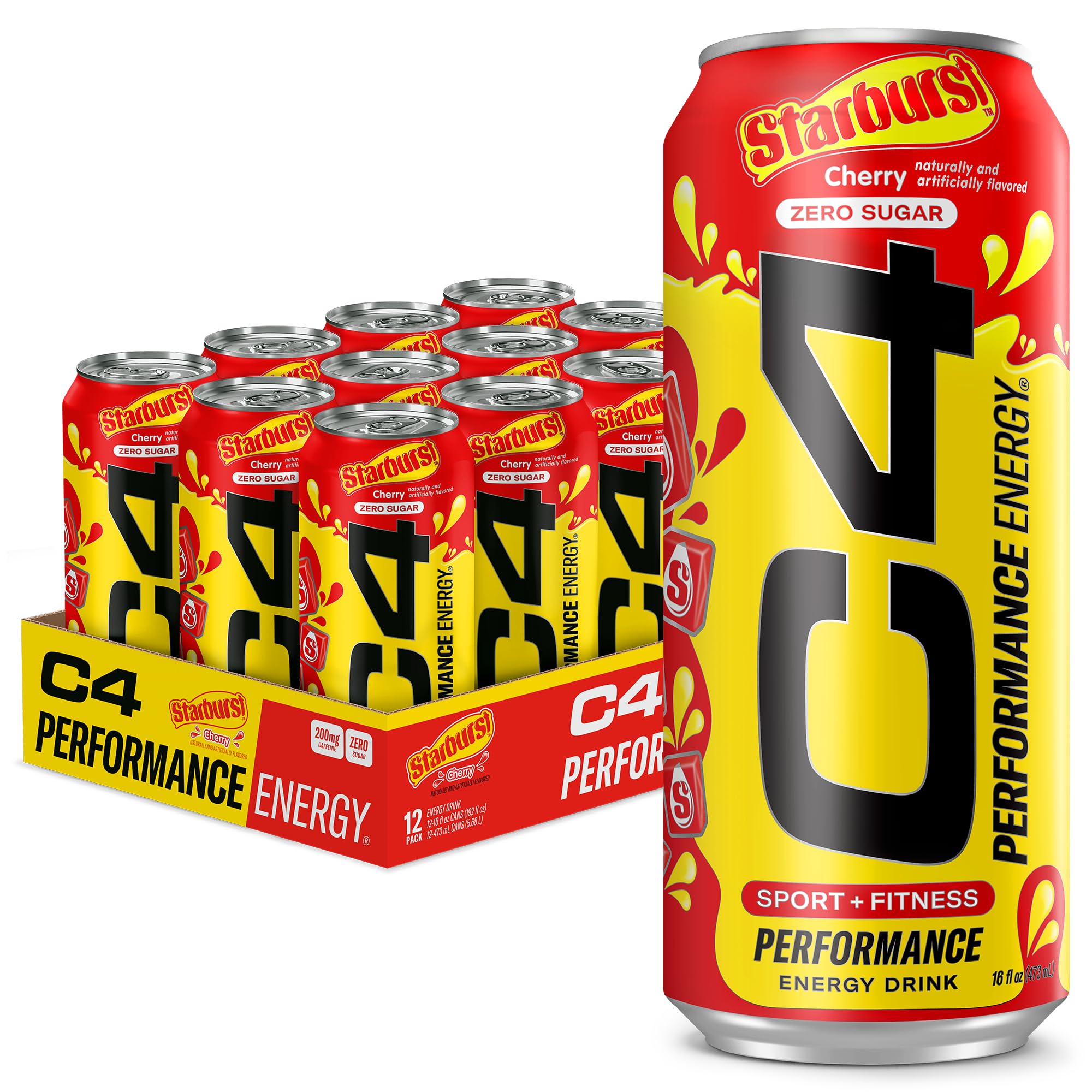 imgProduct_847 CEL C4 ENERGY CRB 16OZ 1 PZA CHERRY STARBURST - Imagen 1