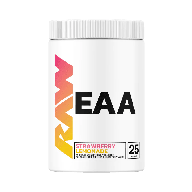 imgProduct_850039445354 RAW AMINOS EAA 25 SERV STRAWBERRY LEMONADE - Imagen 1