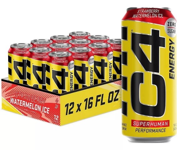 imgProduct_857 CEL C4 ENERGY CRB 16OZ 1 PZA STRAW WATERMELON - Imagen 1